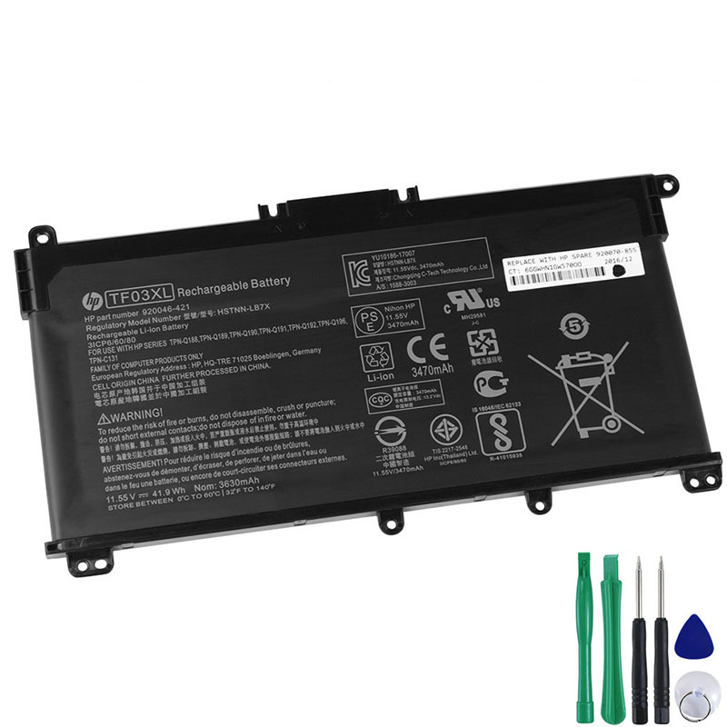 Battery For HP Pavilion 15-cc006no 15-cc058nr 41.9Wh