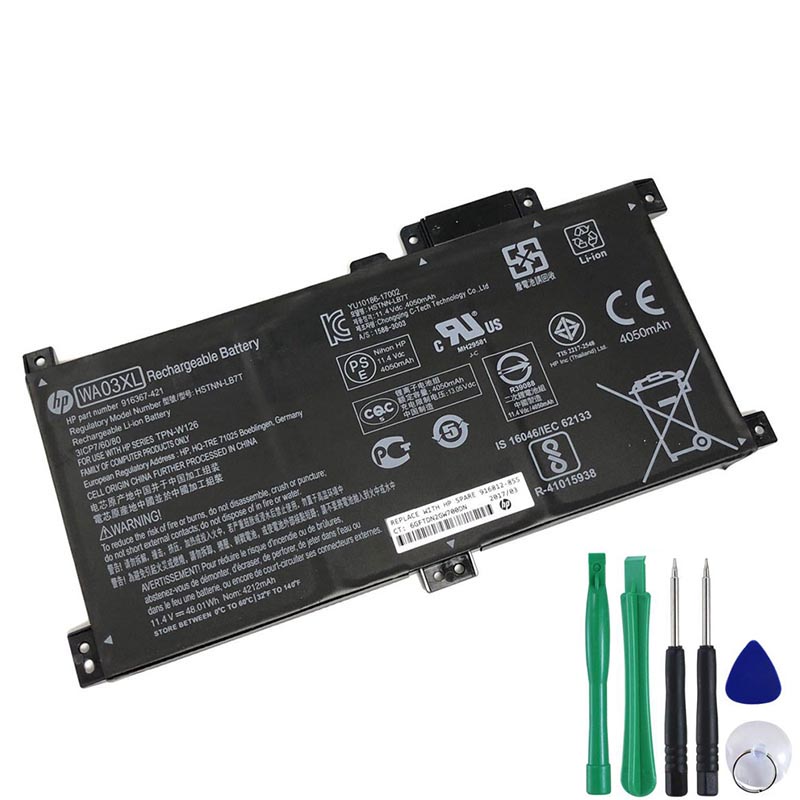 Battery For HP Pavilion x360 15-br004nw 15-br075nr 48Wh