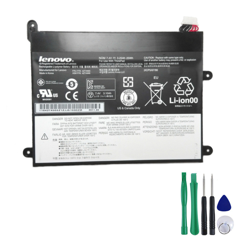 25Wh Battery For Lenovo ThinkPad Tablet Serie