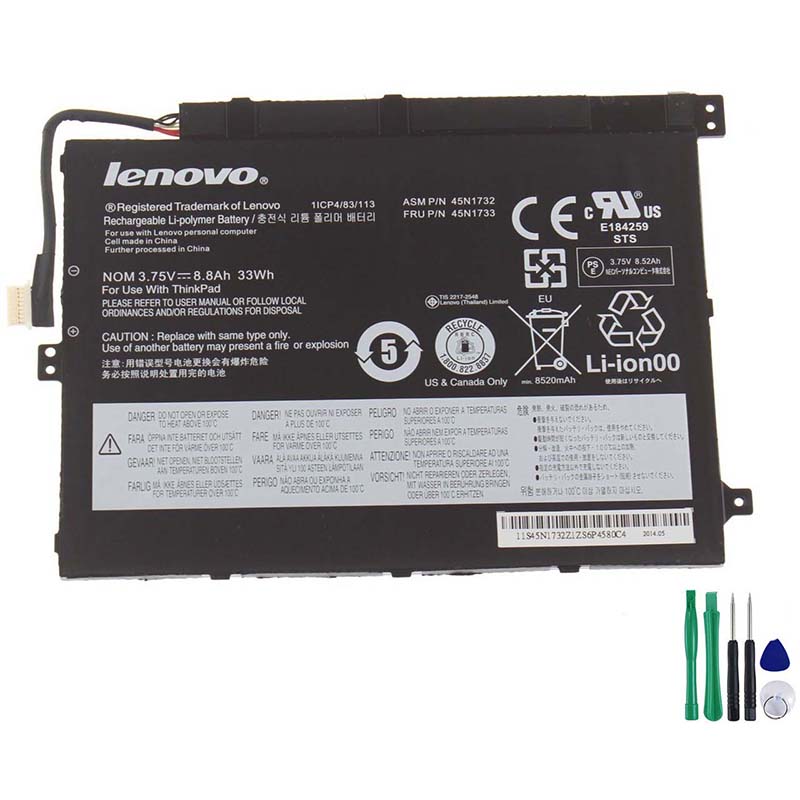 33Wh Battery For Lenovo ThinkPad 10 20C30007US