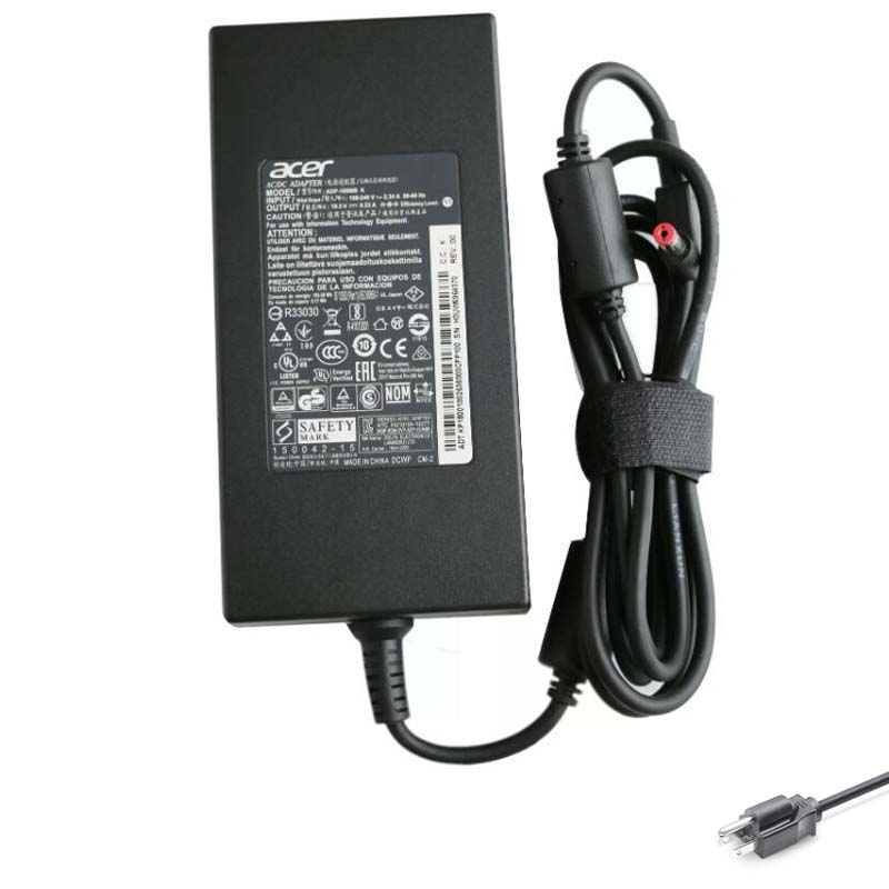 Acer 19.5V 9.23A 180W 5.5mm 1.7mm Adapter Charger