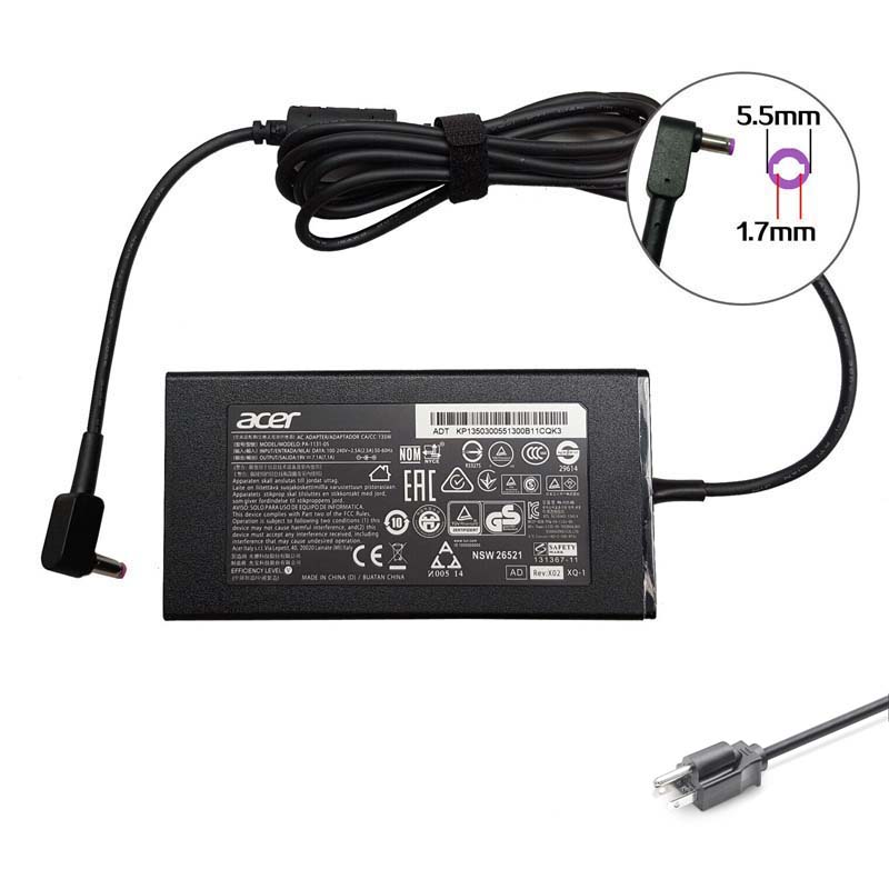 Acer 19V 7.1A 135W 5.5mm*1.7mm Adapter Charger