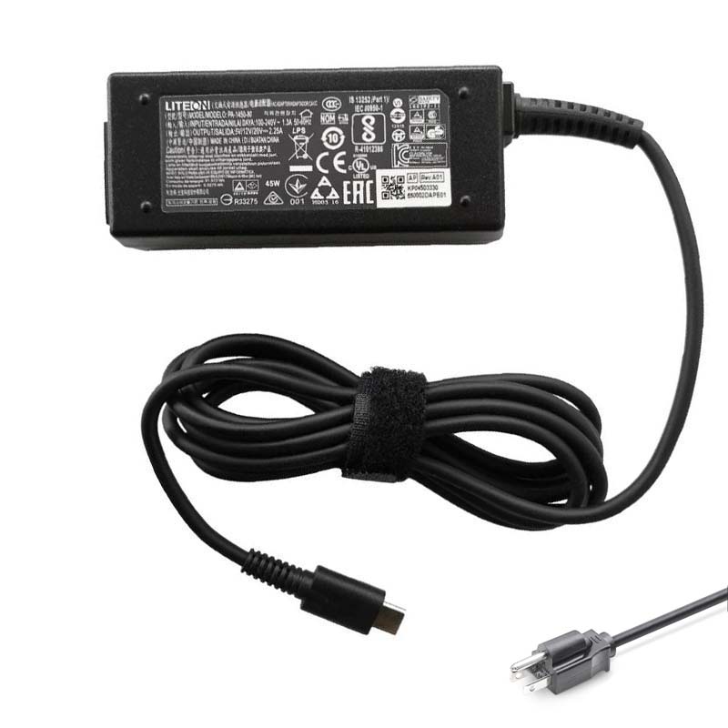 Acer 20V 2.25A 45W USB-C Adapter Charger