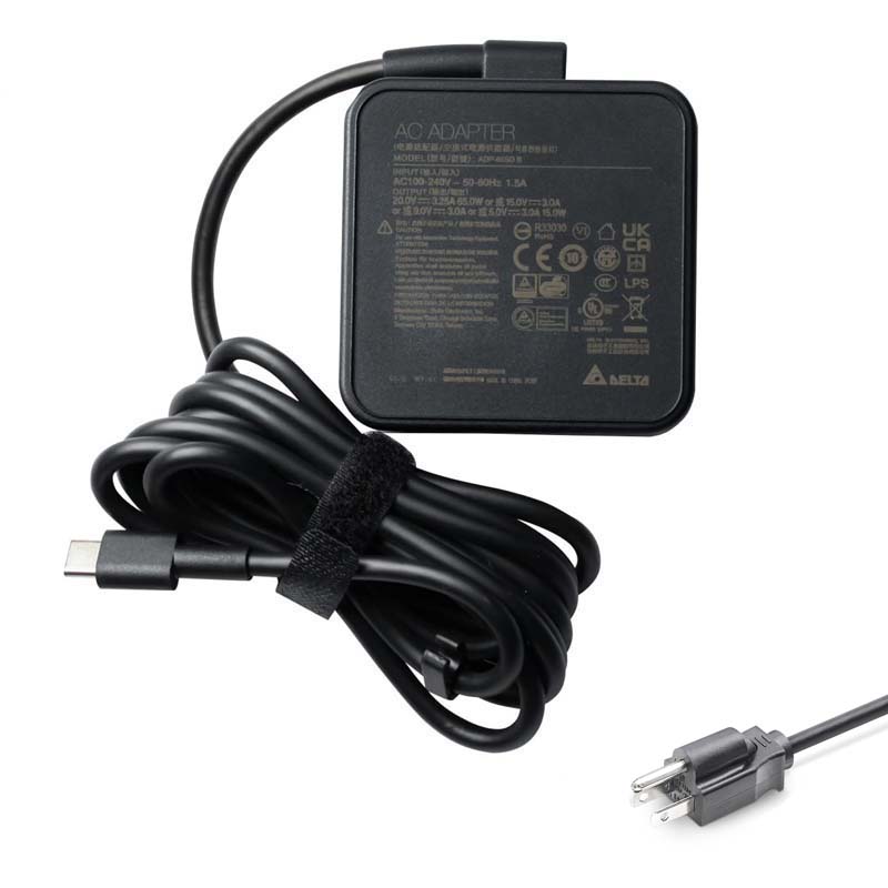 Acer 20V 3.25A 65W USB-C Adapter Charger