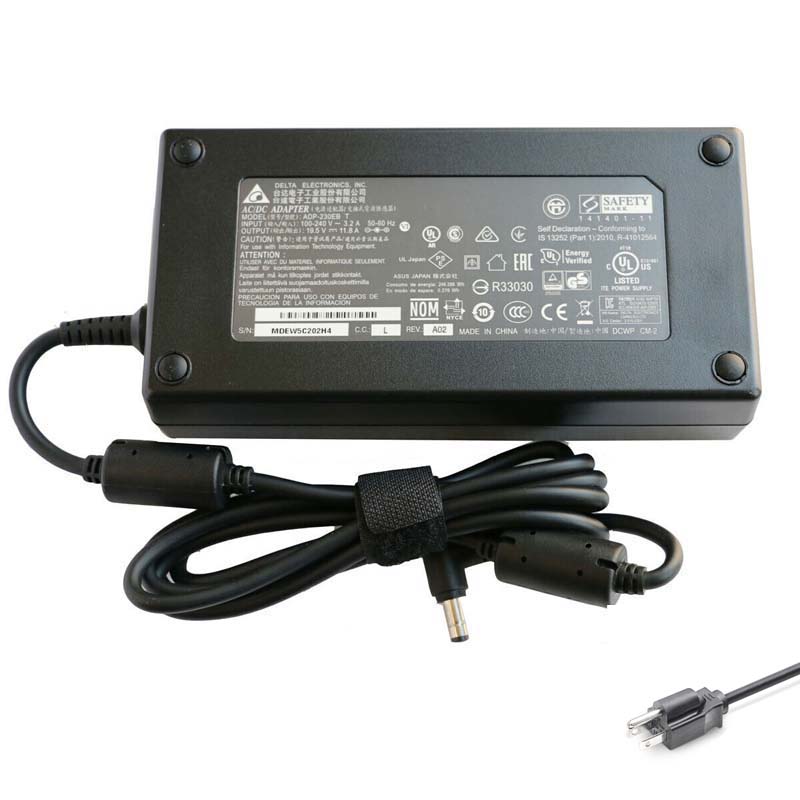 Delta 19.5V 11.8A 230W 5.5mm Adapter Charger