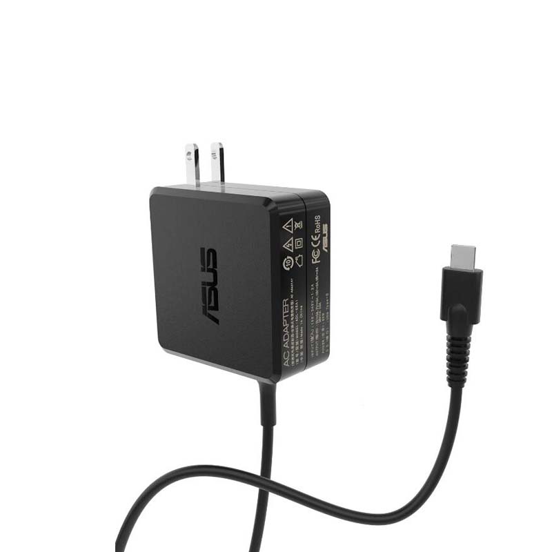 Asus 20V 3.25A 65W Wall Plug USB-C Adapter Charger