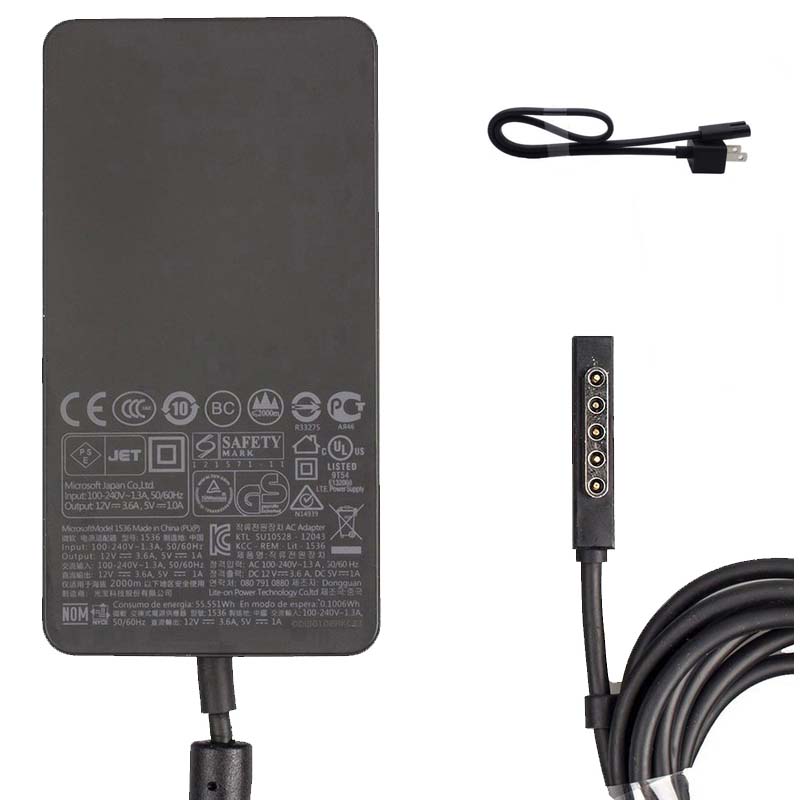 Microsoft 48W Model 1536 Adapter Charger