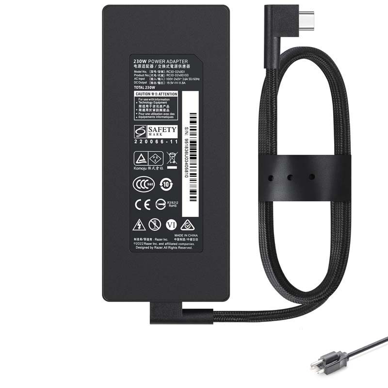 Razer 19.5V 11.8A 230W Adapter Charger