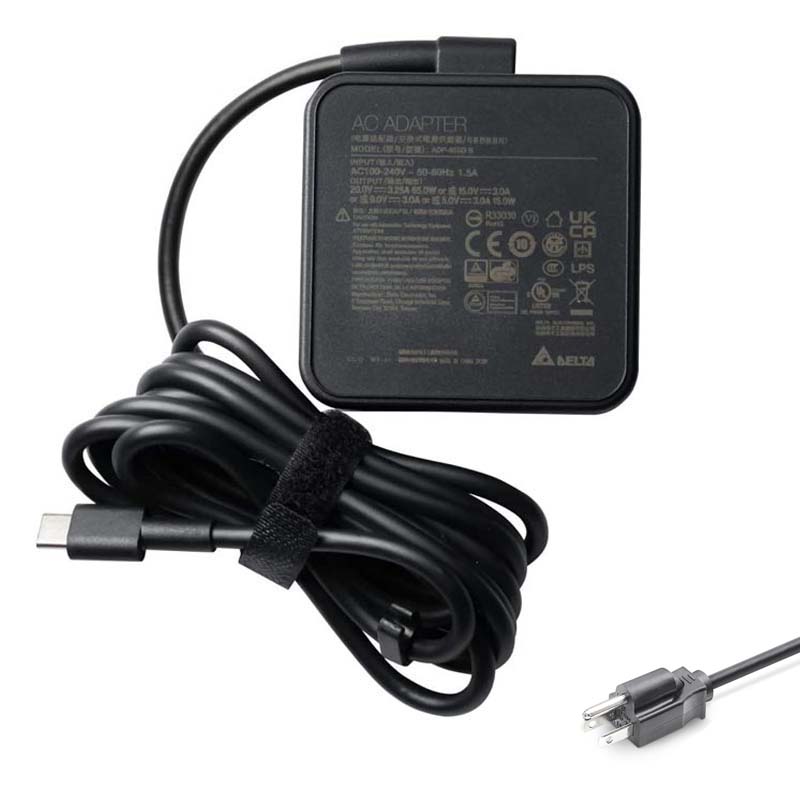 Toshiba 20V 3.25A 65W USB-C Adapter Charger