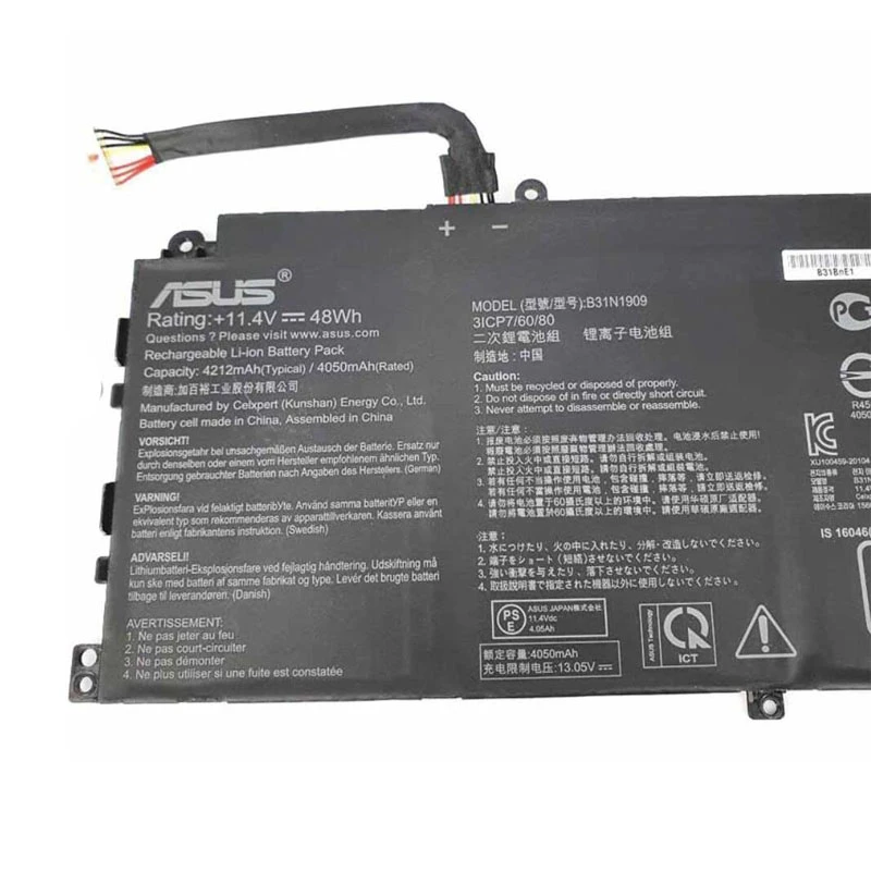 48Wh Asus B31N1909 Battery - Image 2
