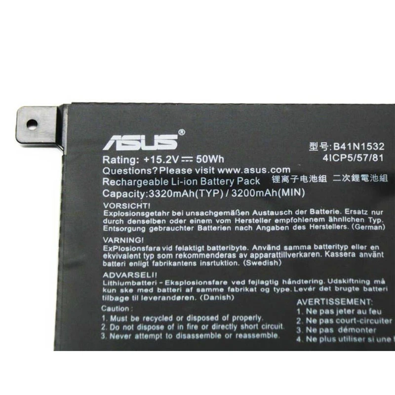 50Wh Asus B41N1532 Battery - Image 3