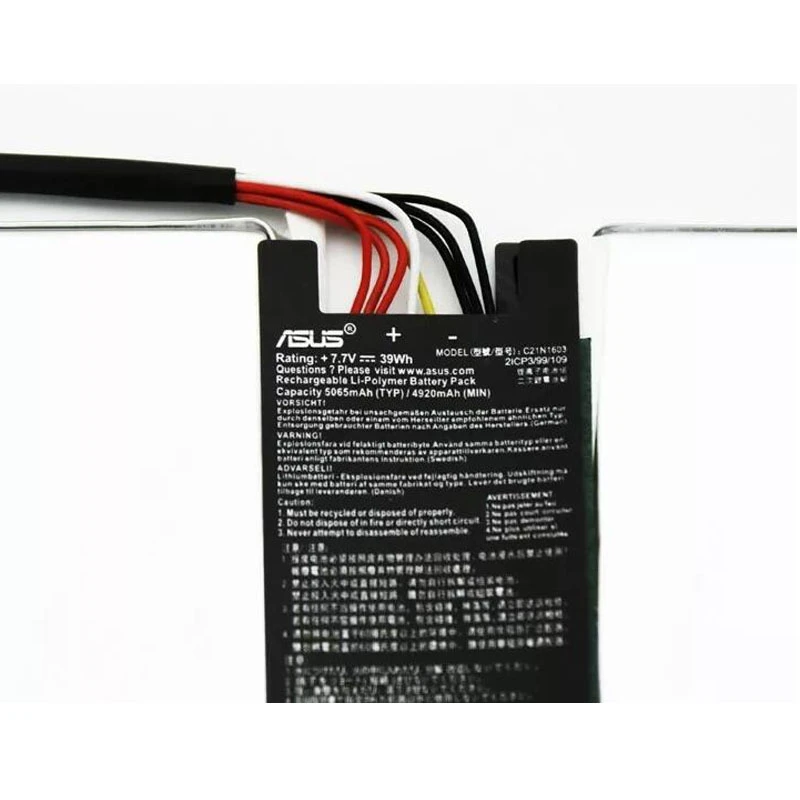 39Wh Asus C21N1603 Battery - Image 3