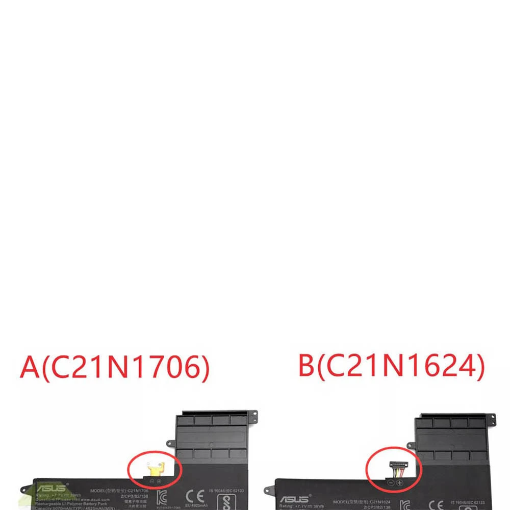 39Wh Asus C21N1624 Battery - Image 2