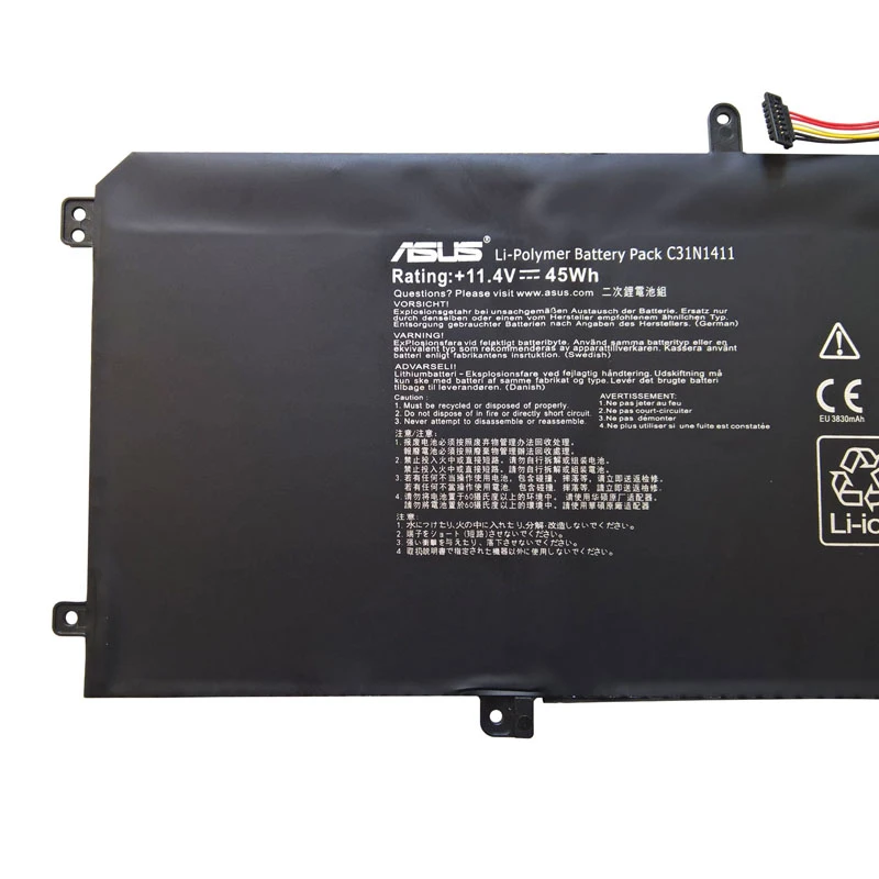 45Wh Asus C31N1411 Battery - Image 2