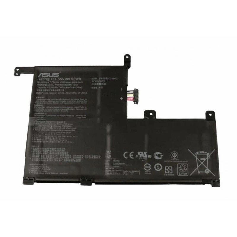 52Wh Asus C31N1703 Battery - Image 2