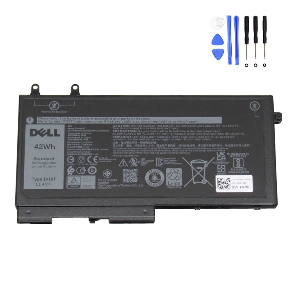 42Wh Dell 1V1XF Battery