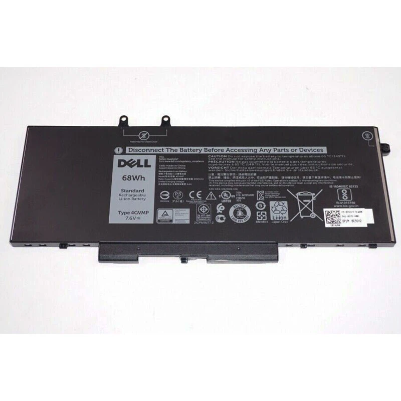68Wh Dell 4GVMP Battery - Image 3