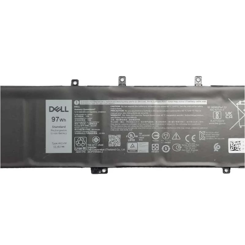 97Wh Dell 4K1VM Battery - Image 2