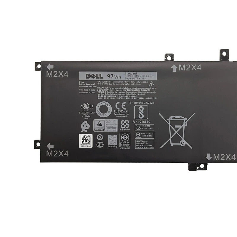 97Wh Dell 6GTPY Battery - Image 2