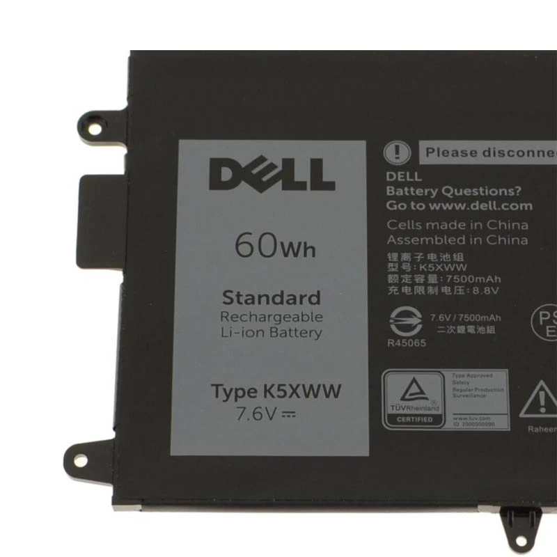 60Wh Dell K5XWW Battery - Image 2