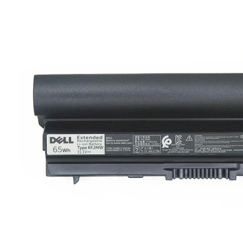 65Wh Dell RFJMW Battery - Image 2