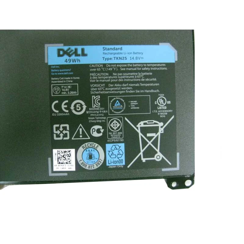 49Wh Dell V0XTF Battery - Image 2