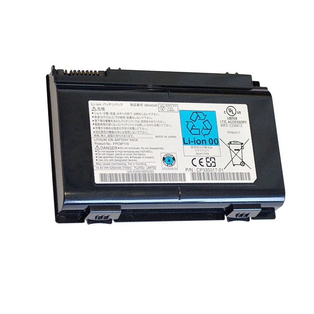 75Wh Fujitsu FPCBP176 Battery