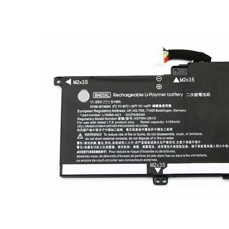 51Wh HP BN03XL Battery - Image 2