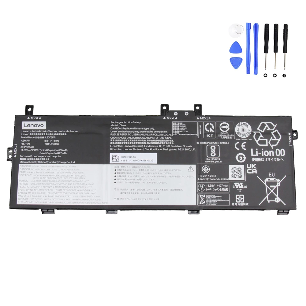 52.8Wh Lenovo L20C3P71 Battery