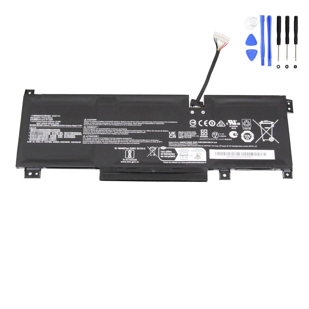 52Wh MSI BTY-M492 Battery