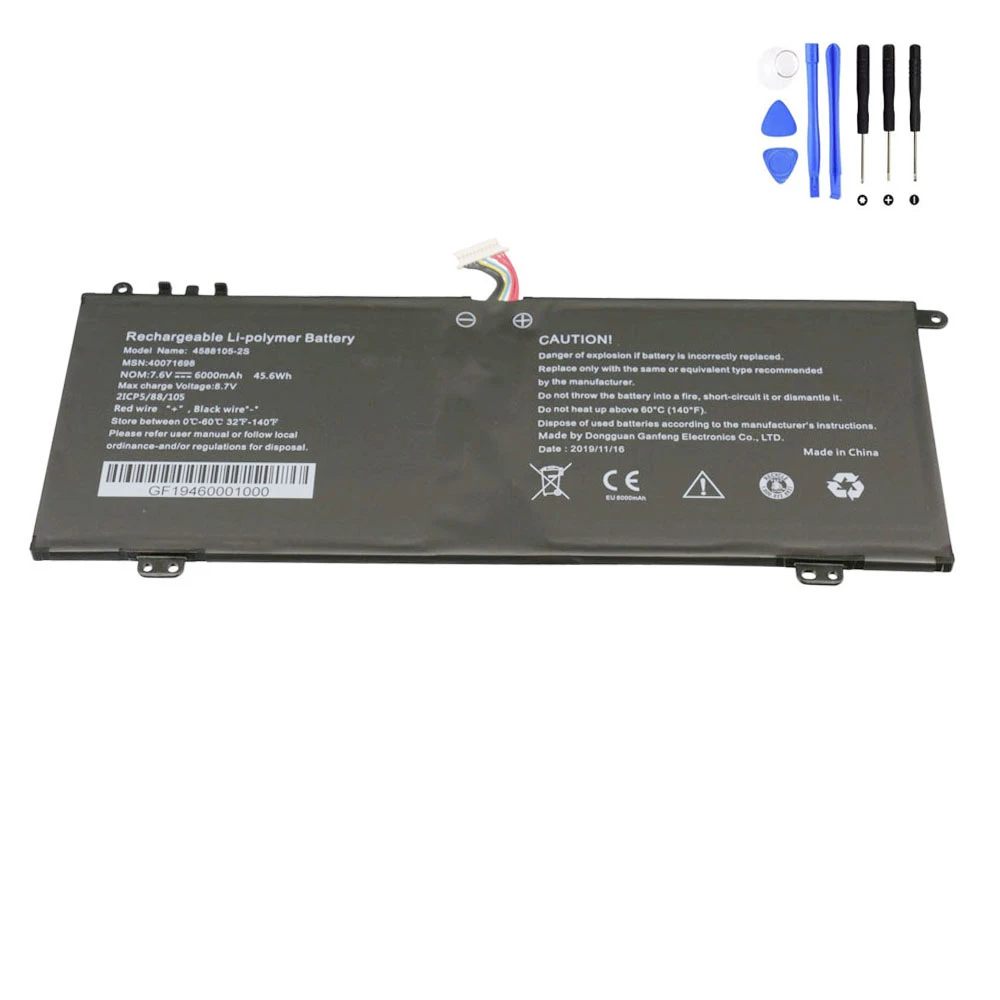 45.6Wh Medion 4588105-2S A Battery