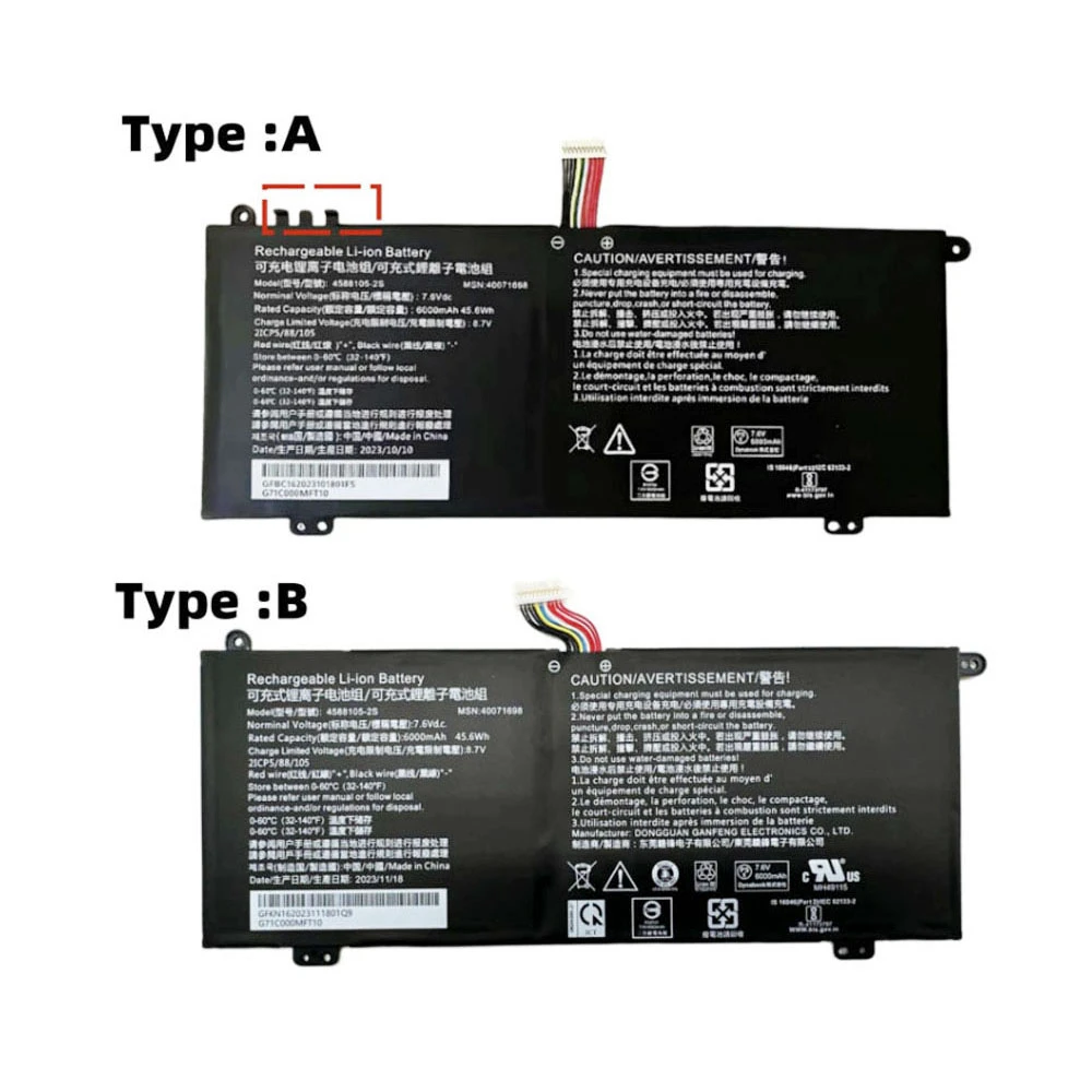 45.6Wh Medion 4588105-2S A Battery - Image 2