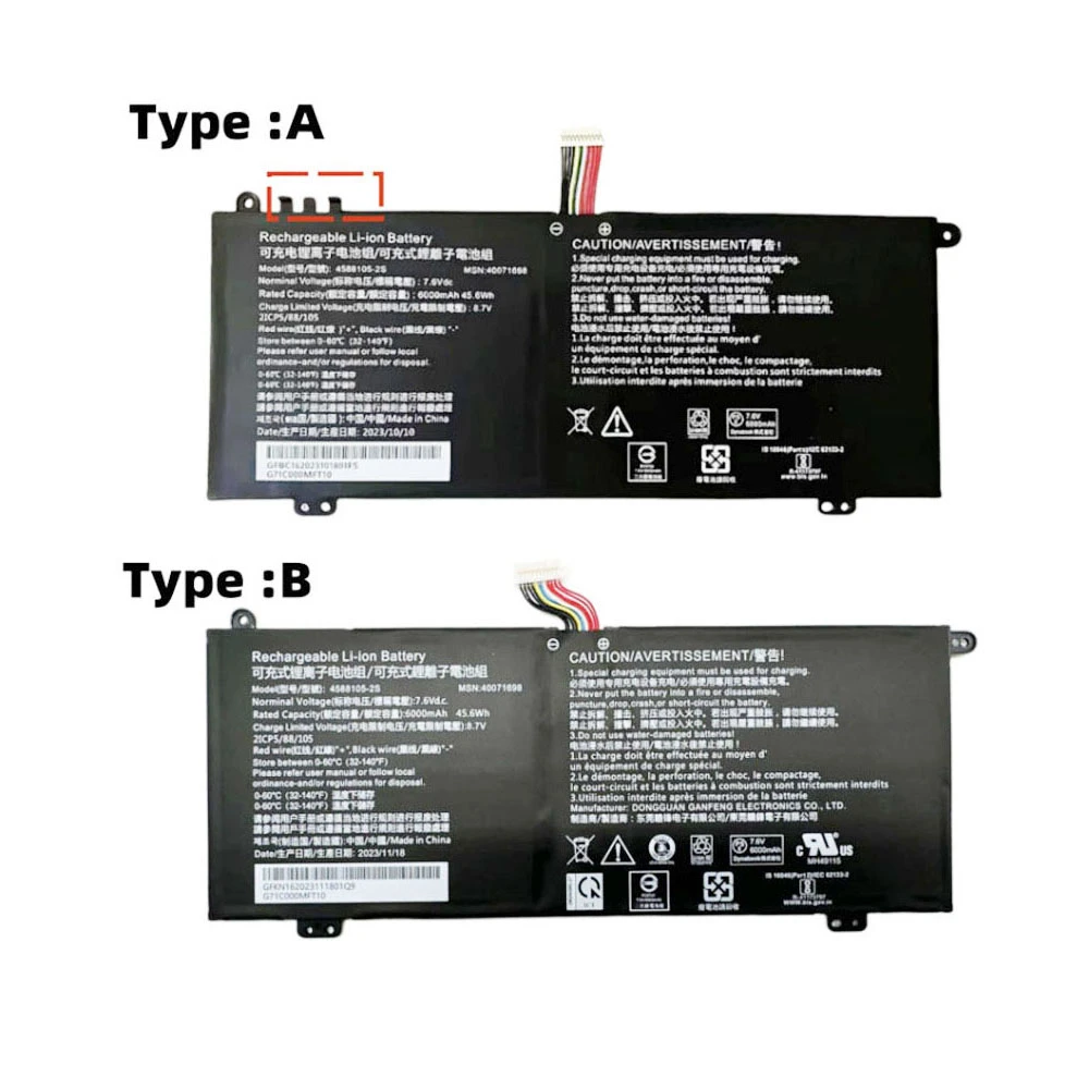 45.6Wh Medion 4588105-2S B Battery - Image 2