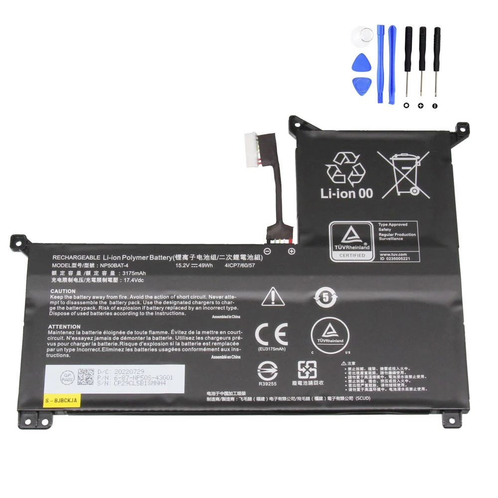 49Wh Medion NP50BAT-4 Battery
