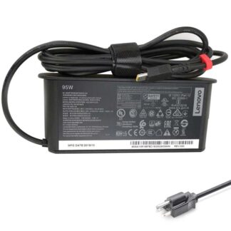 20V 4.75A 95W Lenovo Charger Adapter with USB-C Charger Adapter with Slim