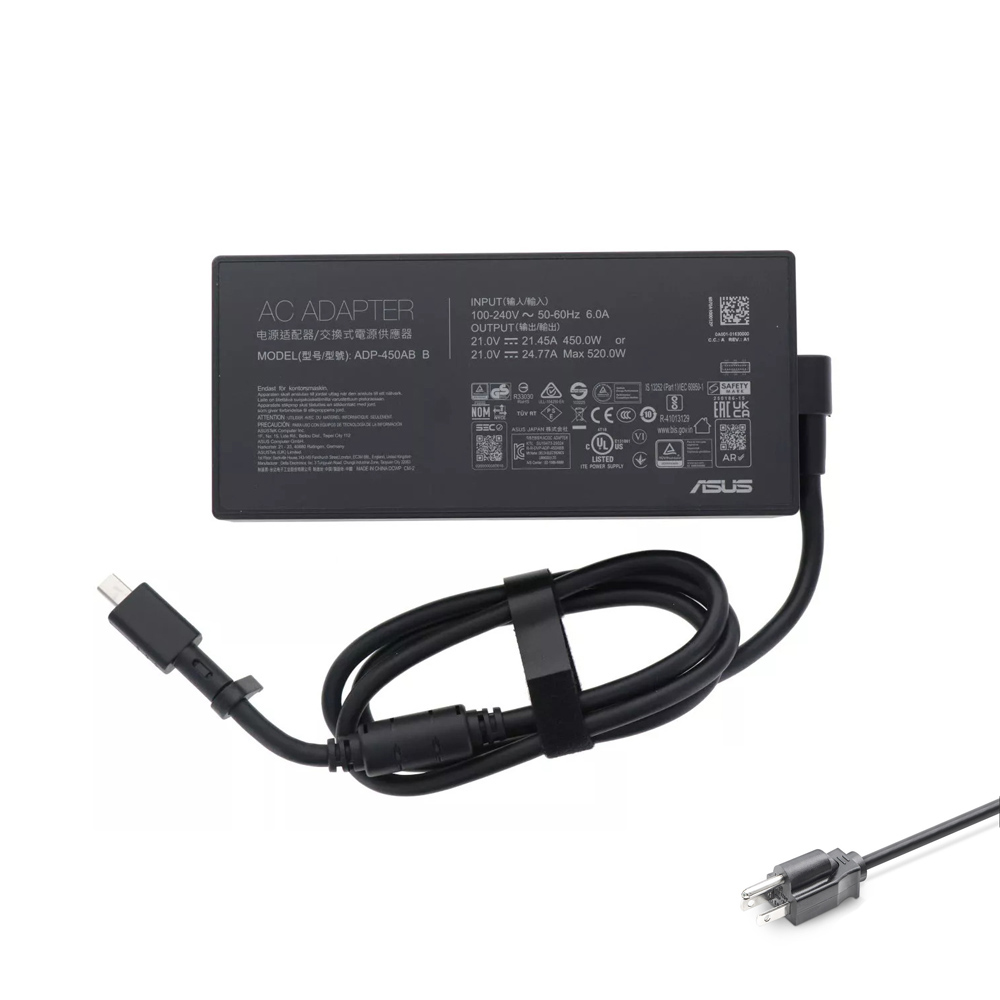 21V 21.45A 450W Asus A25-450P1A ADP-450ABB Charger Adapter with Rectangle Connector