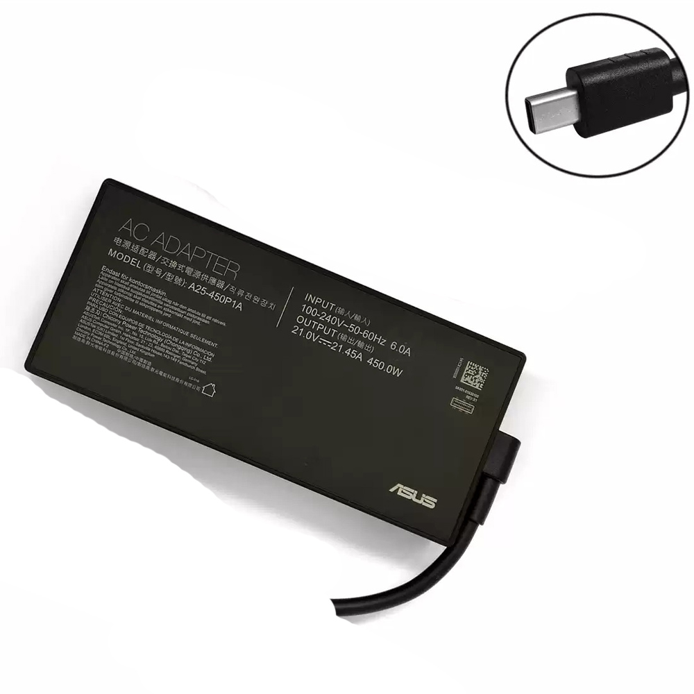 21V 21.45A 450W Asus A25-450P1A ADP-450ABB Charger Adapter with Rectangle Connector - Image 3